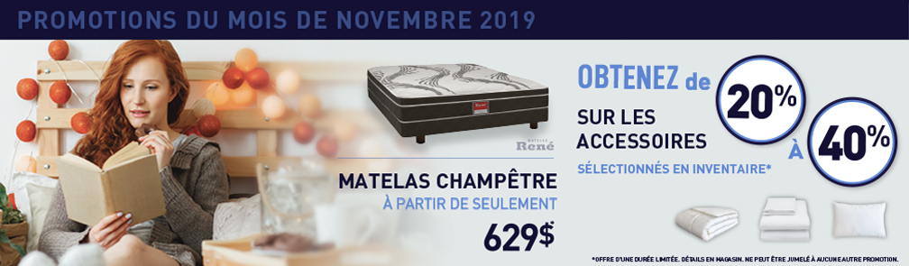 MATELAS CHAMPETRE - SOLDE - 20% À 40% SUR ACCESOIRES SÉLECTIONNÉS