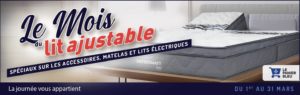 Le mois du lit ajustable - électrique